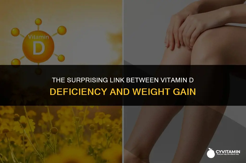 can low vitamin d make you gain weight