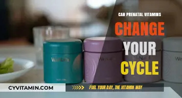 Exploring the Link: Prenatal Vitamins and Menstrual Cycle Changes