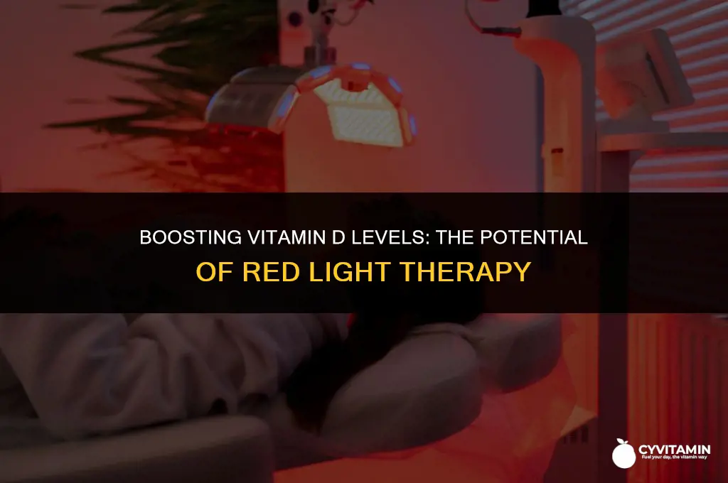 can red light therapy increase vitamin d