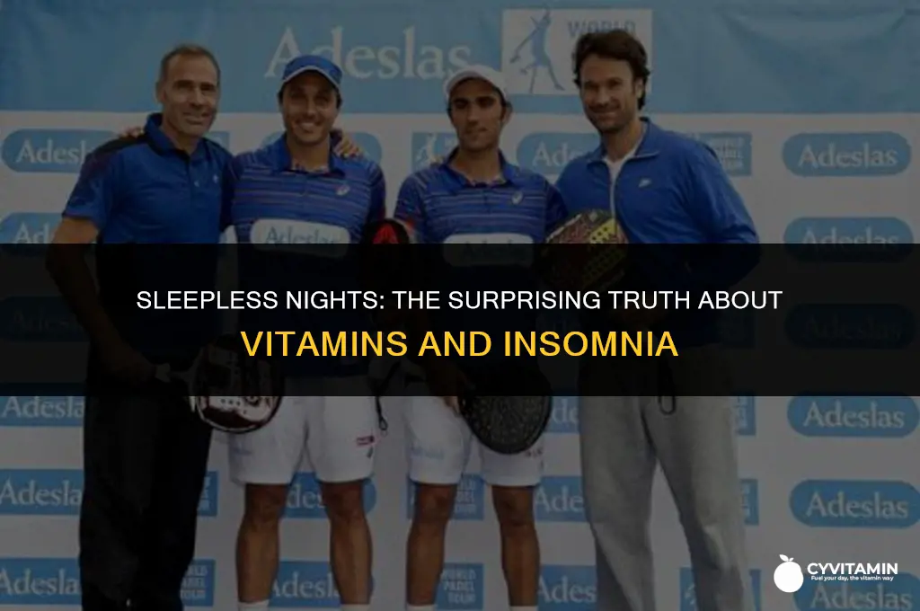 can taking vitamins at night keep you awake