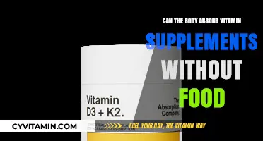 Unlocking Nutrient Absorption: Can Your Body Utilize Supplements Without Food?