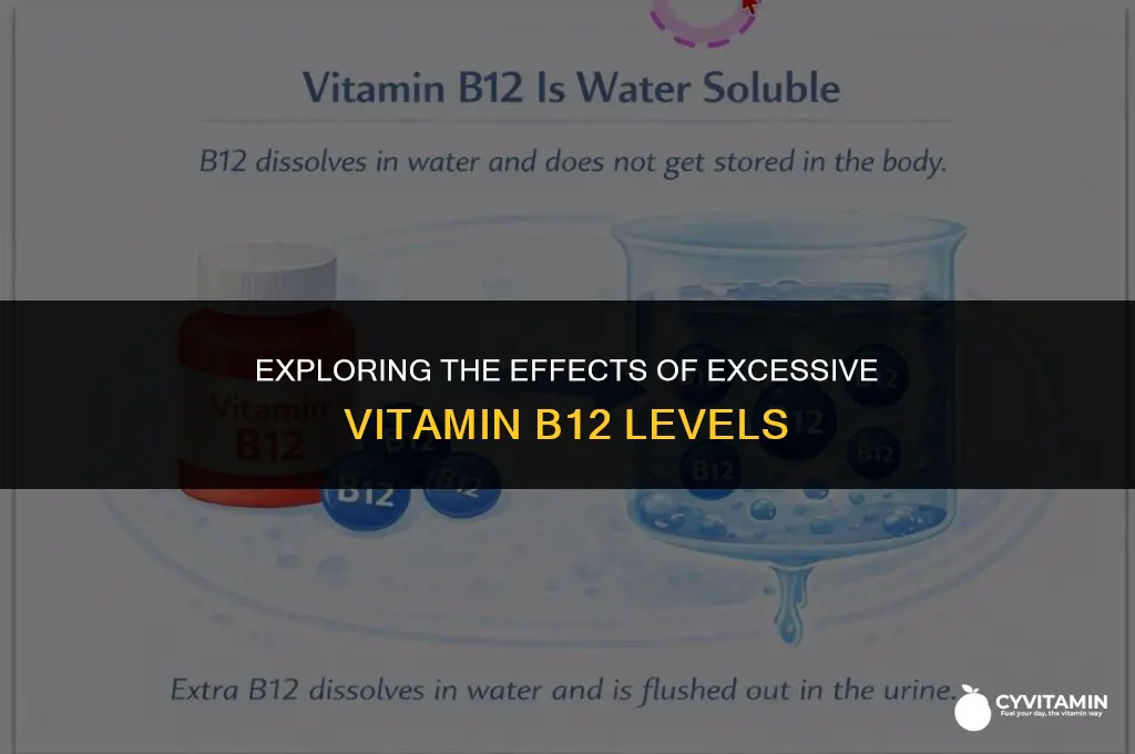 can vitamin b 12 be too high