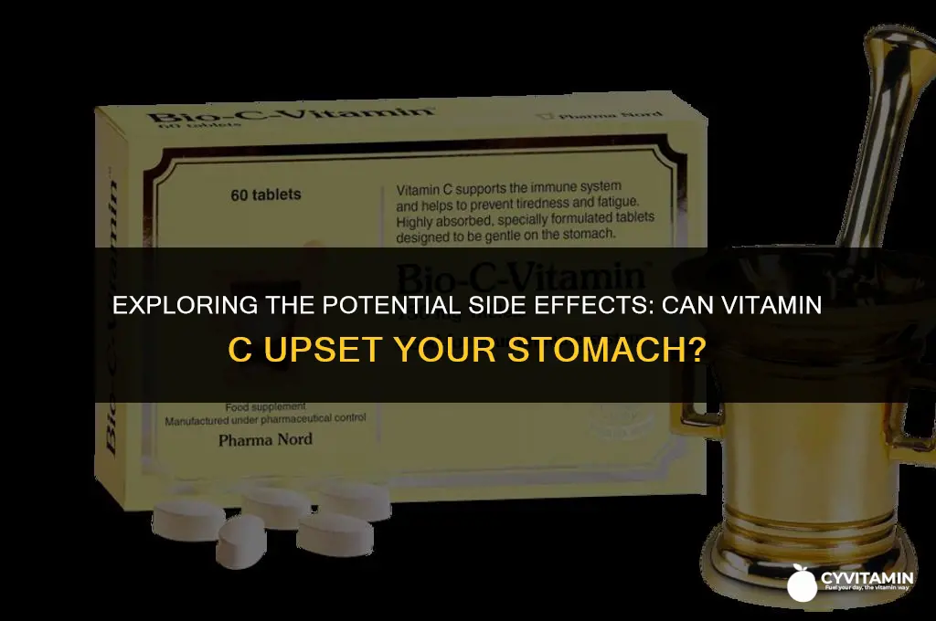 can vitamin c upset your stomach