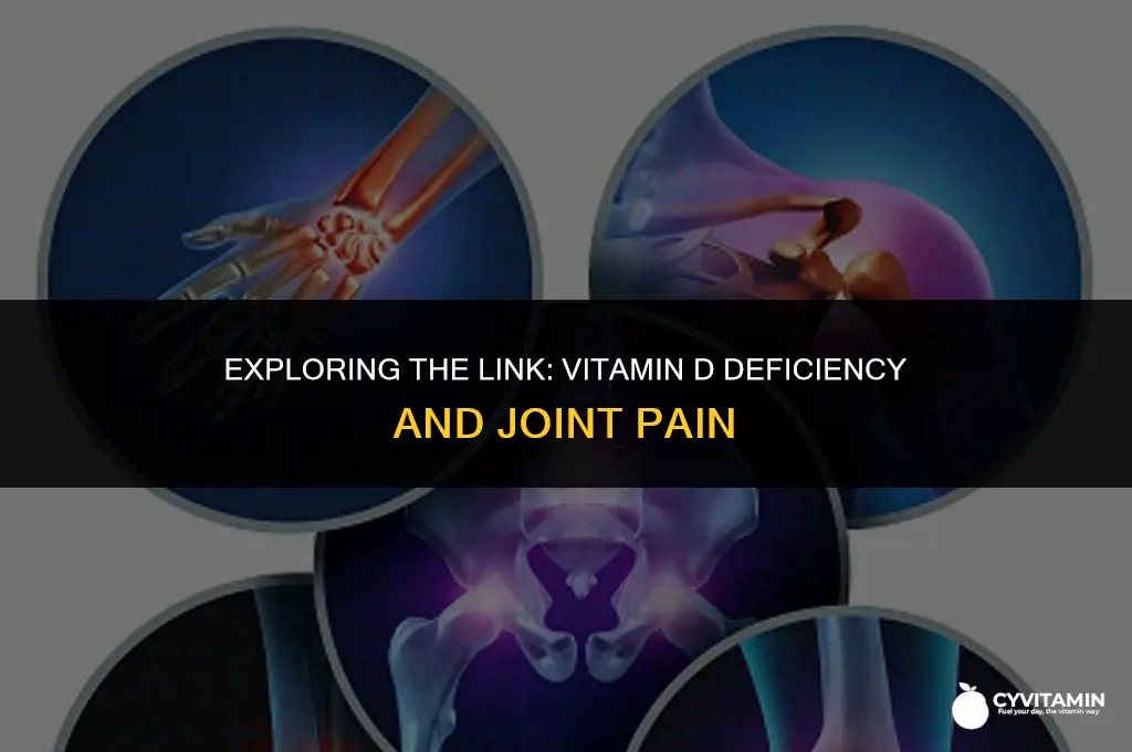 can vitamin d deficiency cause aching joints
