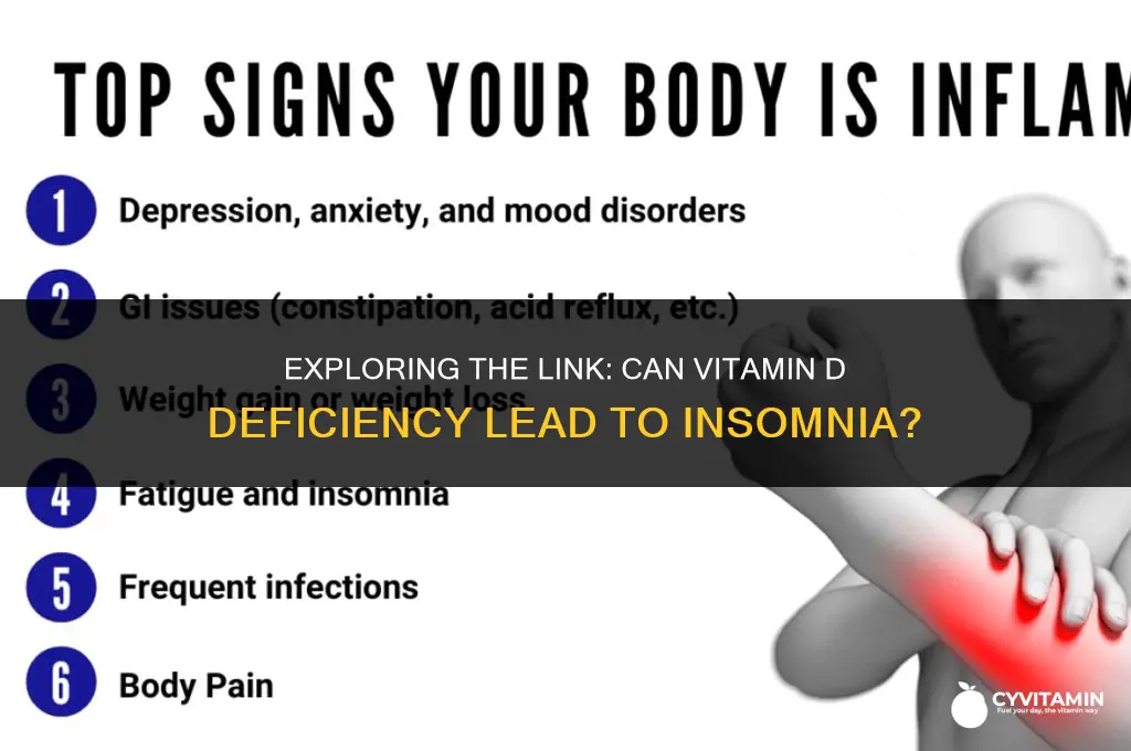 can vitamin d deficiency cause insomnia
