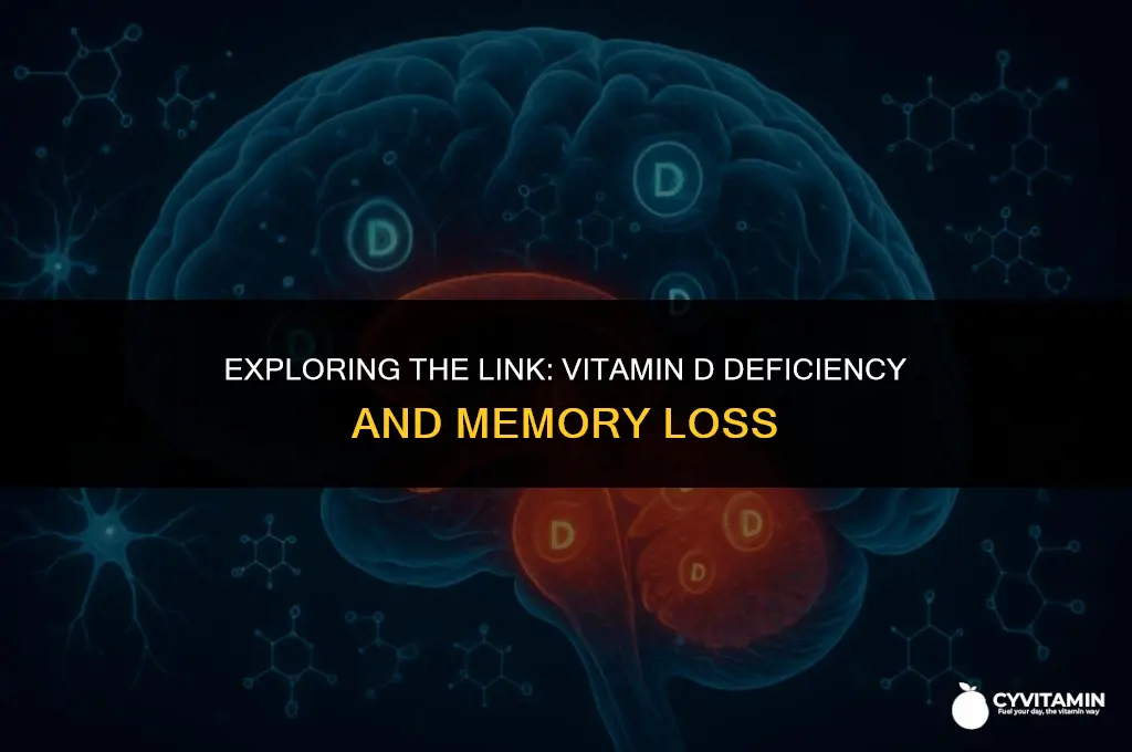 can vitamin d deficiency cause memory loss