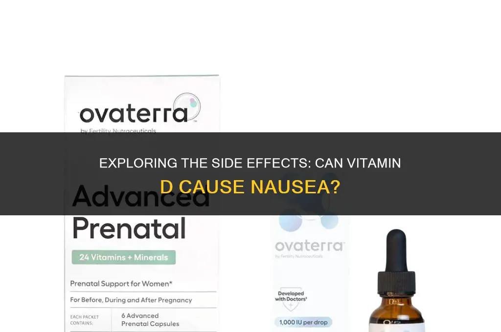 can vitamin d make you nauseous