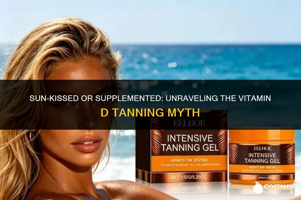 can you get vitamin d from tanning