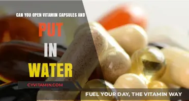 Exploring the Solubility of Vitamin Capsules in Water: A Comprehensive Guide