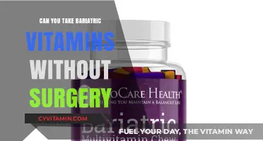 Exploring Bariatric Vitamins: A Non-Surgical Approach to Weight Loss Nutrition