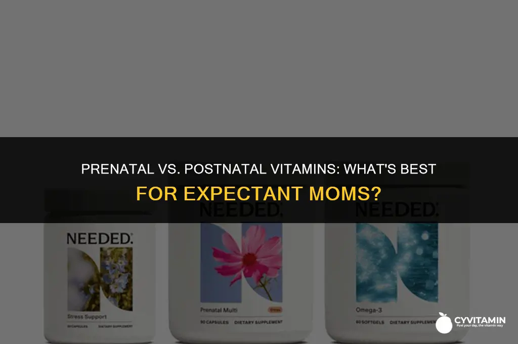 can you take postnatal vitamins while pregnant