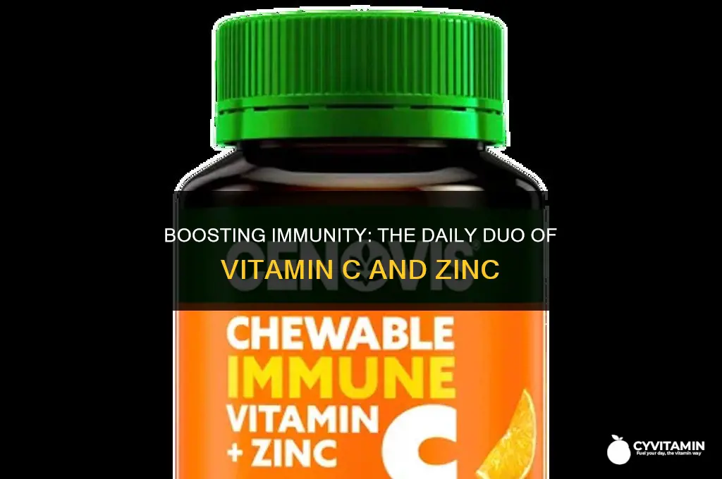 can you take vitamin c and zinc everyday