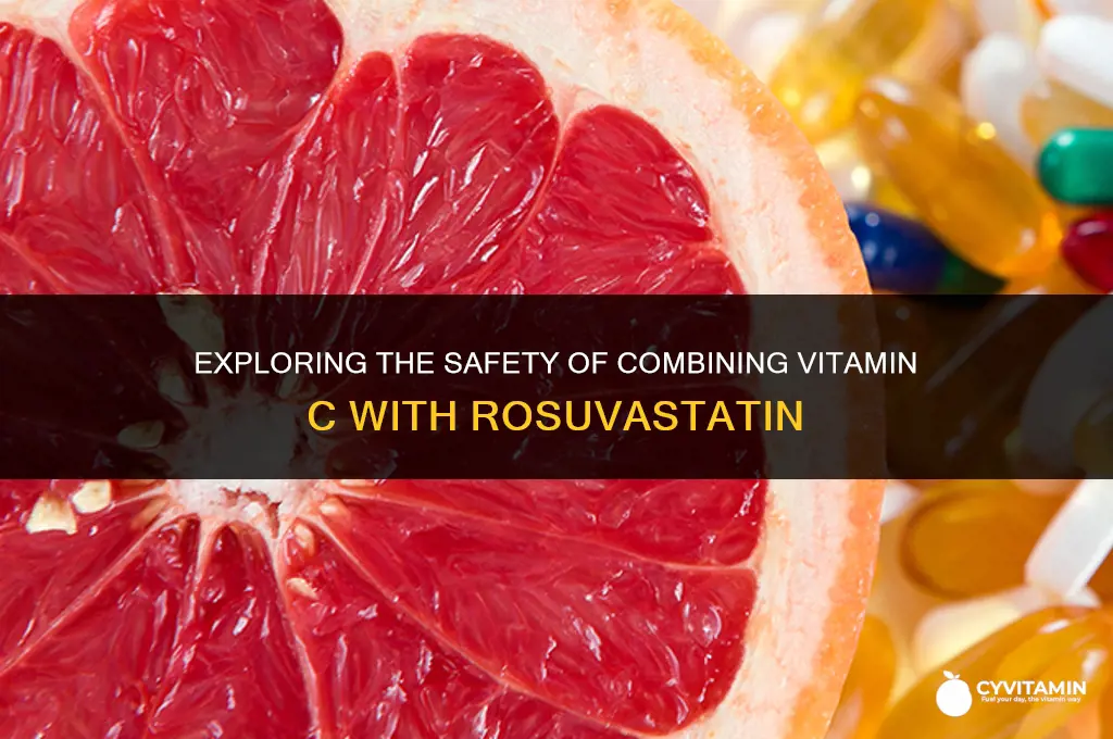 can you take vitamin c with rosuvastatin