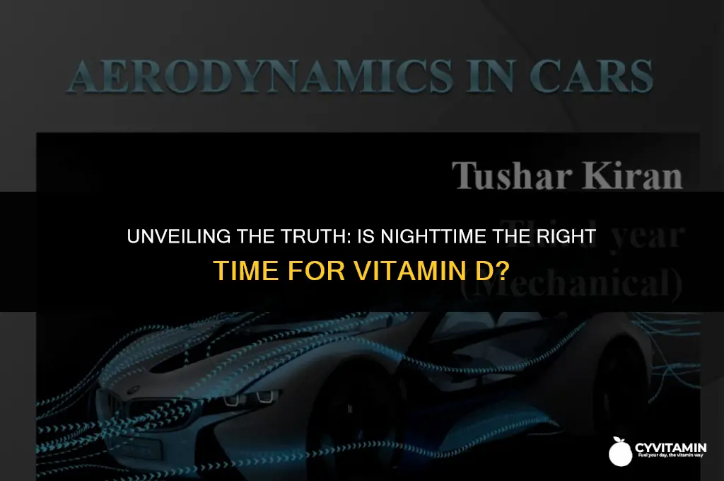 can you take vitamin d at night