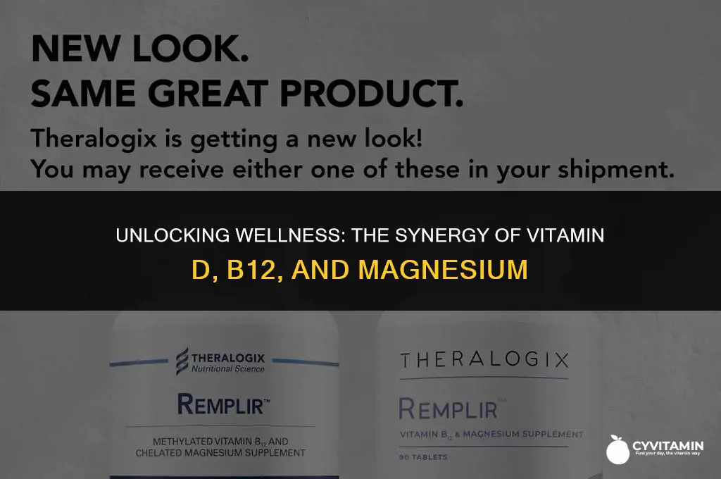 can you take vitamin d b12 and magnesium together