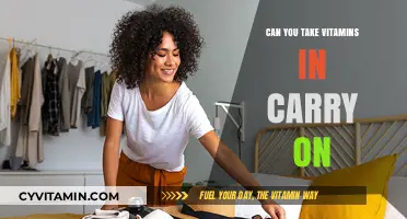 Traveling with Vitamins: Carry-On or Checked Luggage?