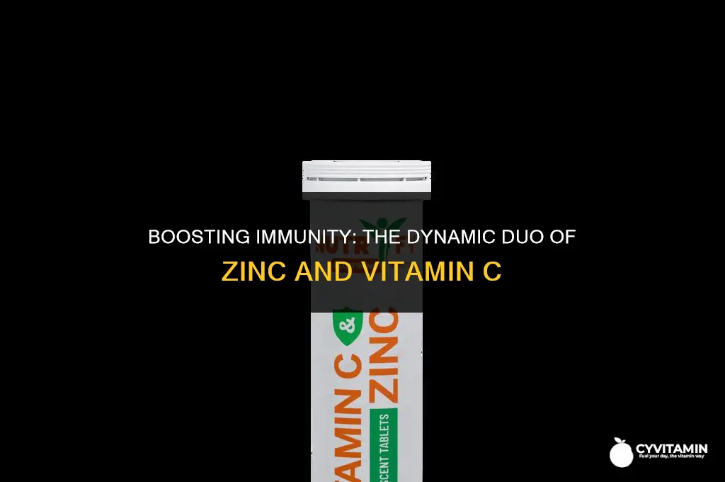 can you take zinc and vitamin c