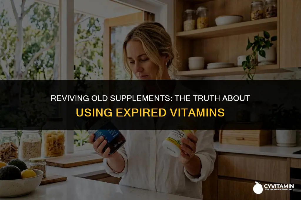 can you use expired vitamins