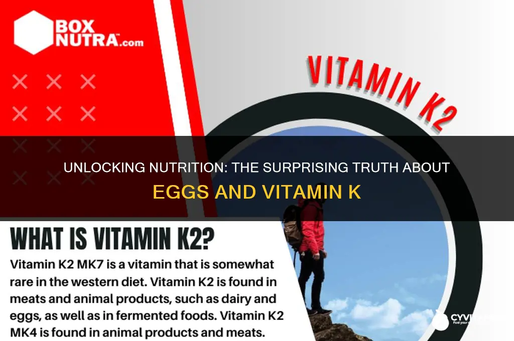 do eggs have vitamin k