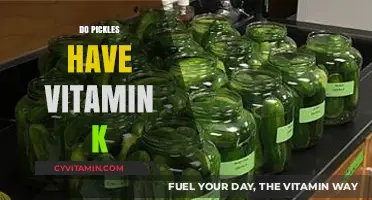 Exploring the Nutritional Benefits: Do Pickles Contain Vitamin K?