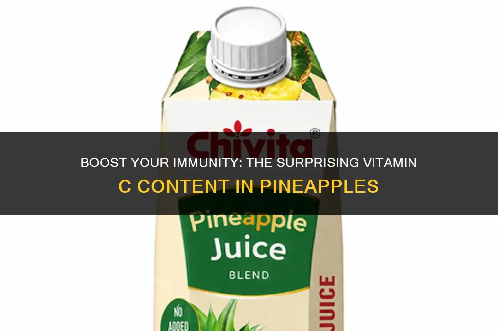 do pineapples contain vitamin c