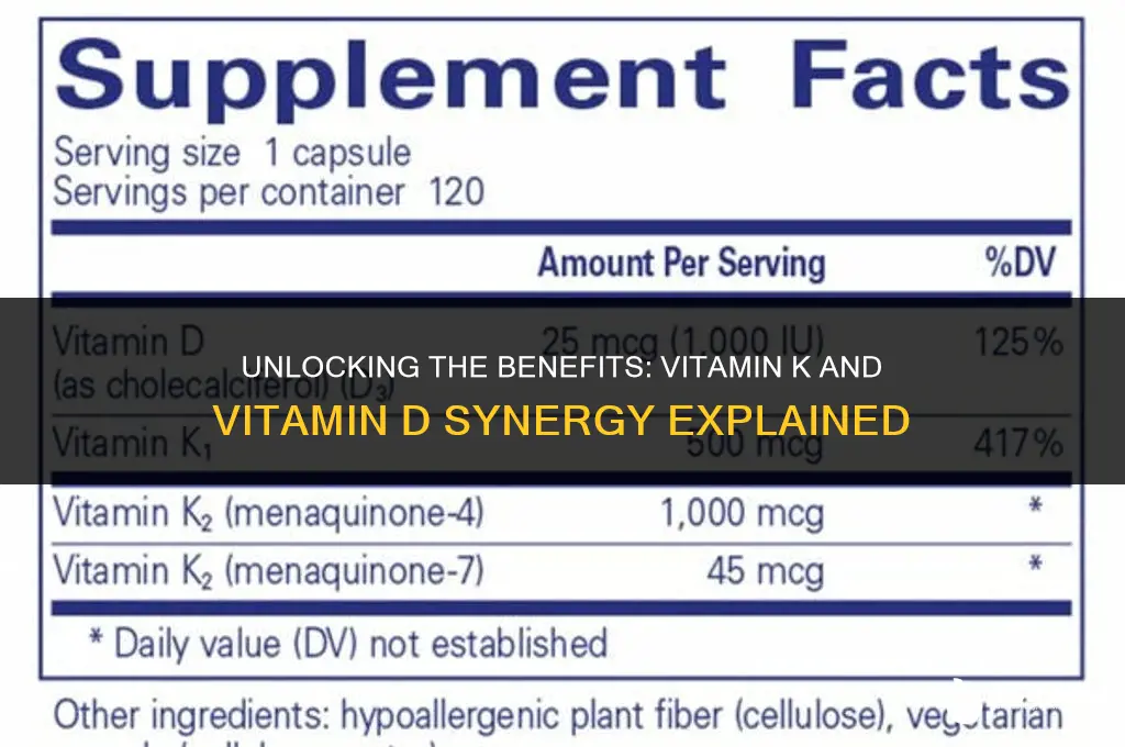 do you have to take vitamin k with vitamin d