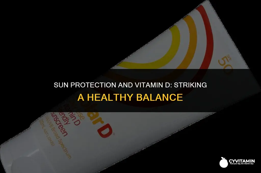 do you still get vitamin d with sunscreen