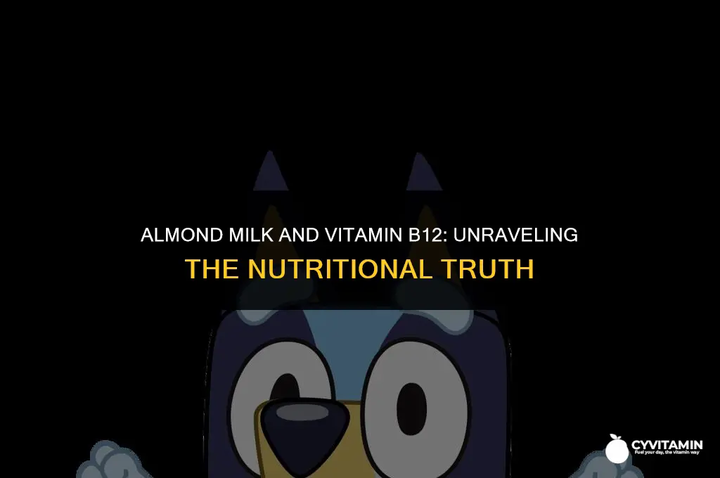 does almond milk have vitamin b12