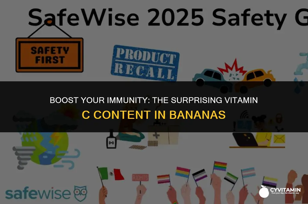 does banana contain vitamin c