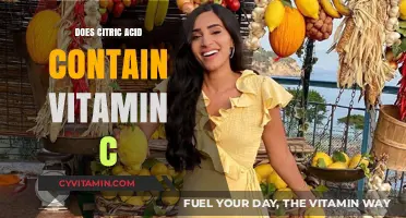 Exploring the Nutritional Benefits: Citric Acid and Vitamin C Content