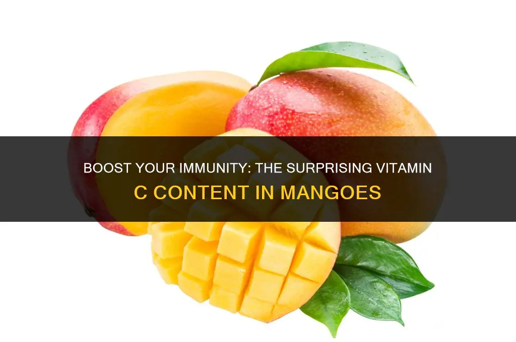 does mango contain vitamin c