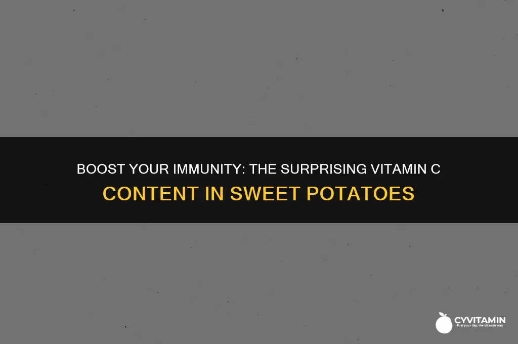 does sweet potato contain vitamin c