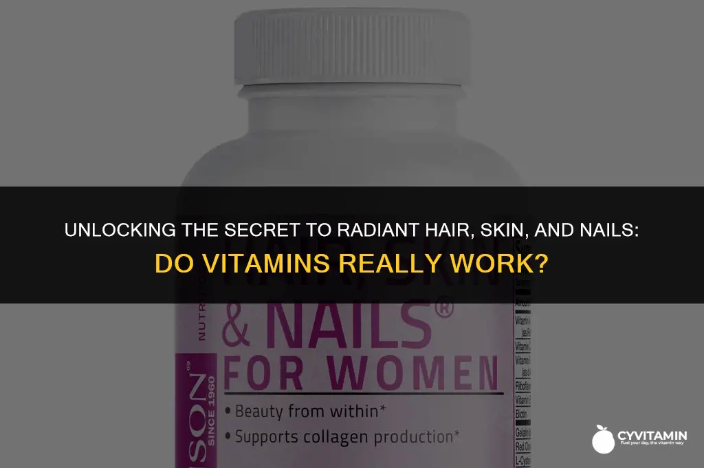 does the vitamin hair skin and nails work