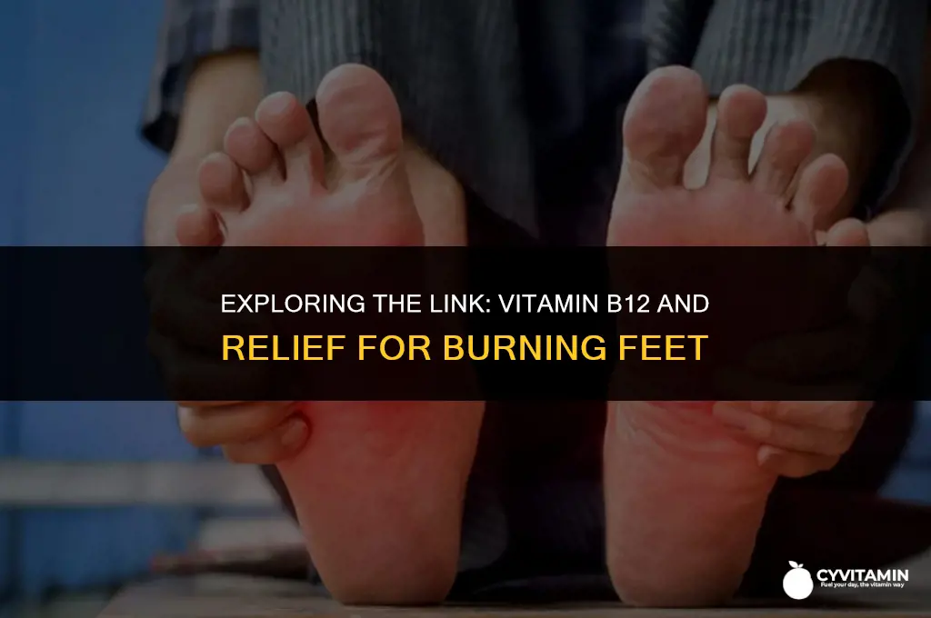 does vitamin b12 help with burning feet