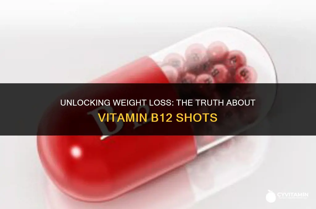 does vitamin b12 shots help you lose weight