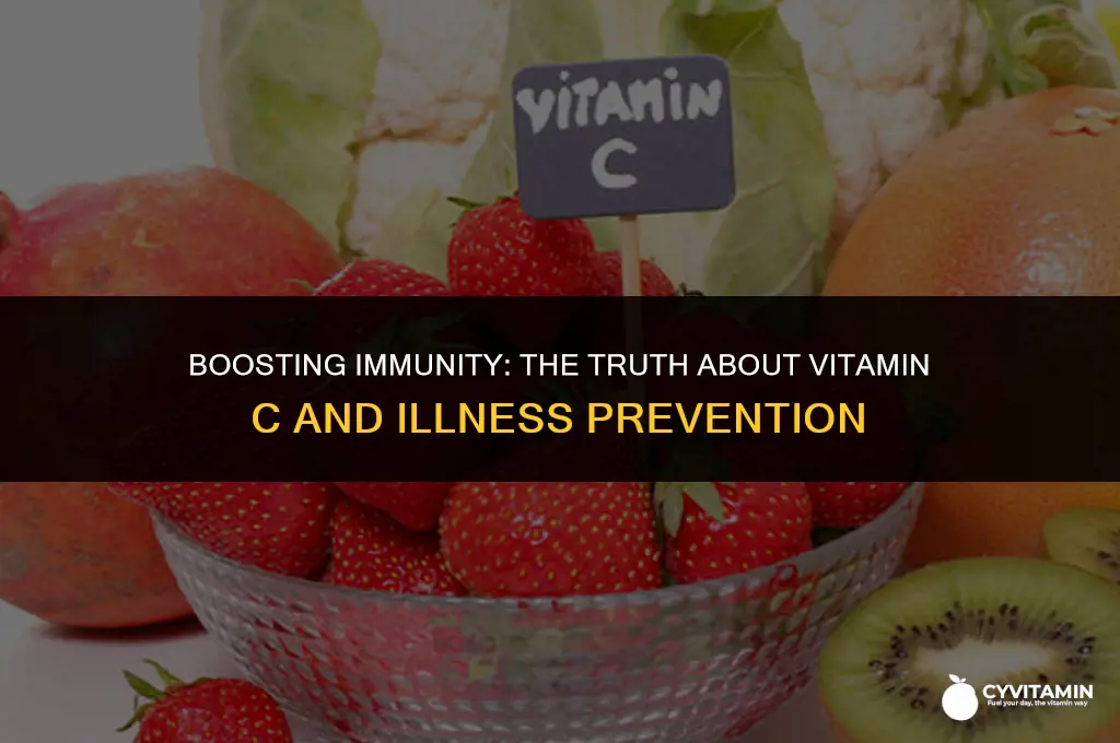 does vitamin c keep you from getting sick