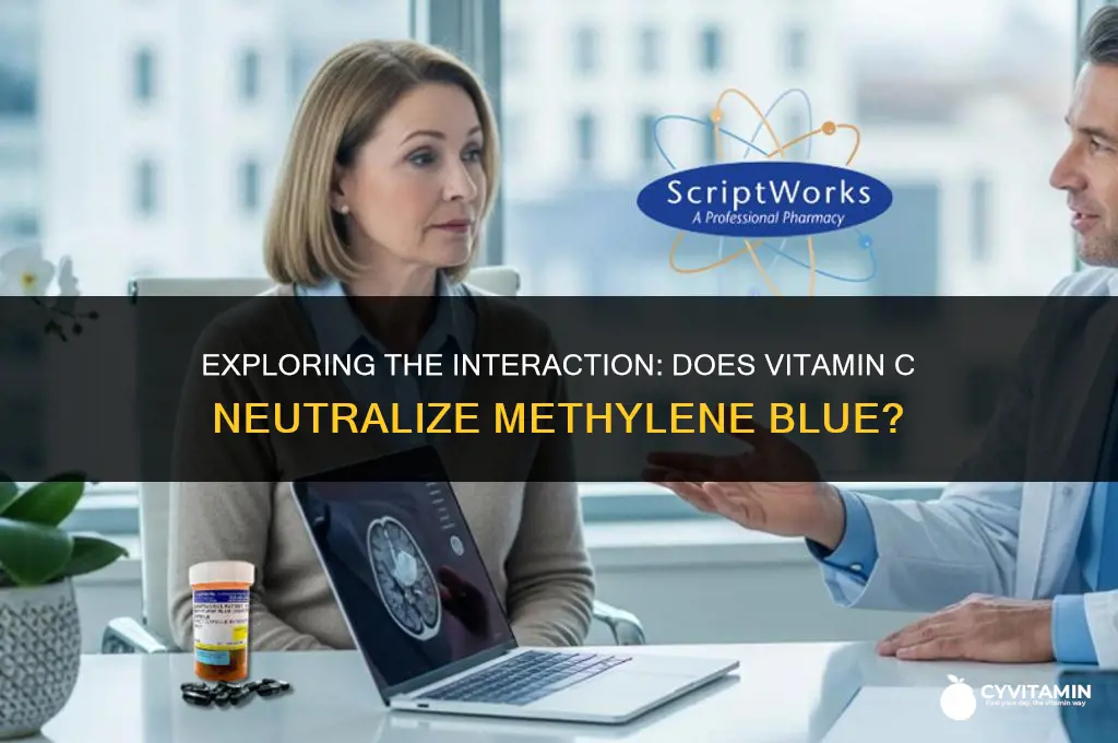 does vitamin c neutralize methylene blue