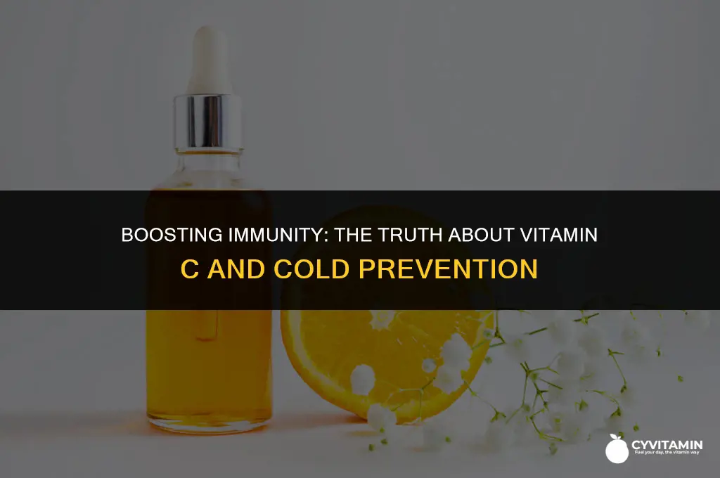 does vitamin c prevent the common cold