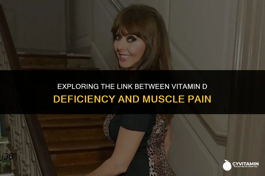 does vitamin d deficiency cause muscle pain