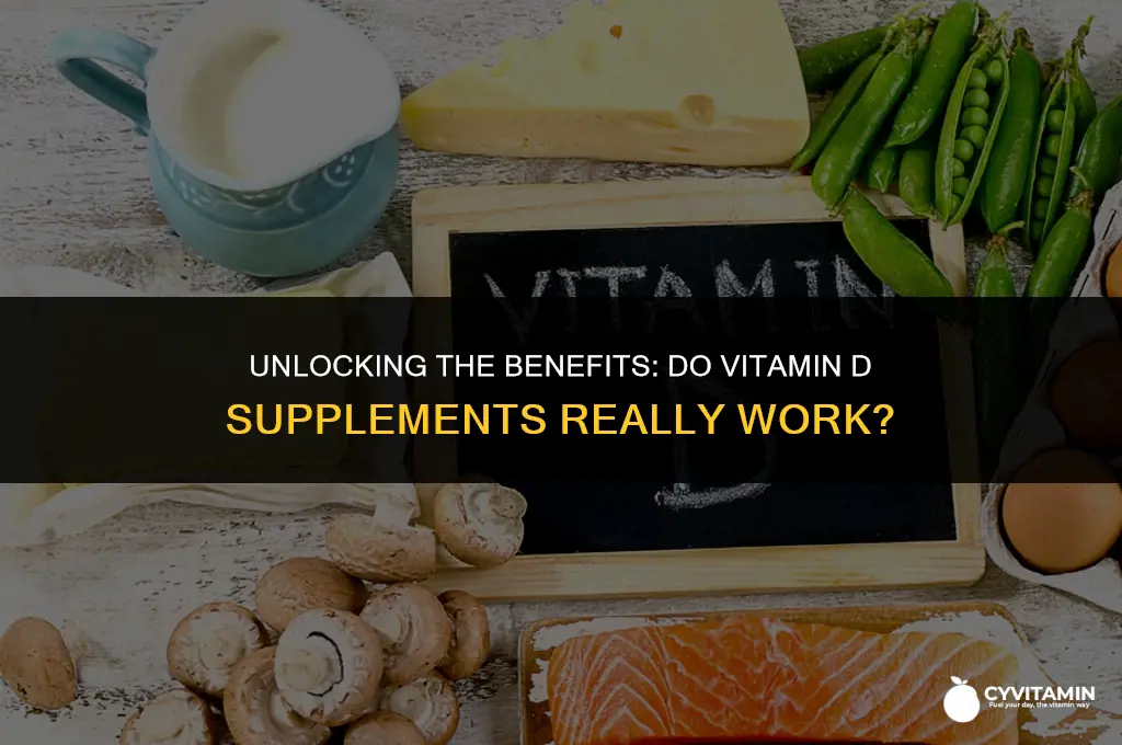 does vitamin d supplement work