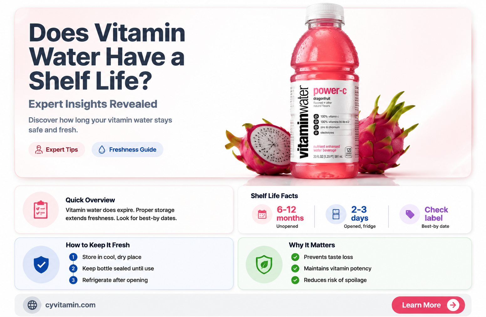 can vitamin water expire