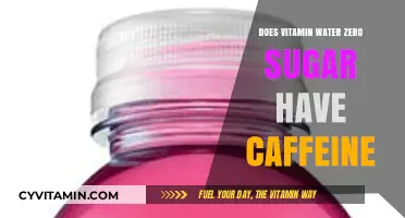Exploring the Caffeine Content in Vitamin Water Zero Sugar