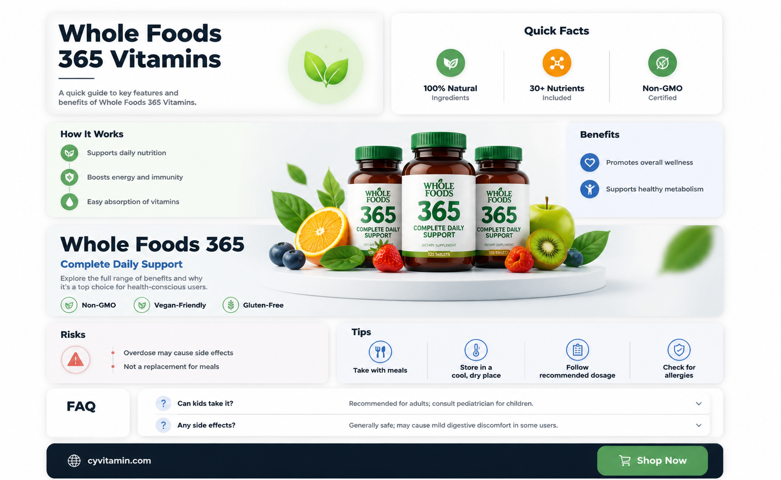 are whole foods 365 vitamins good
