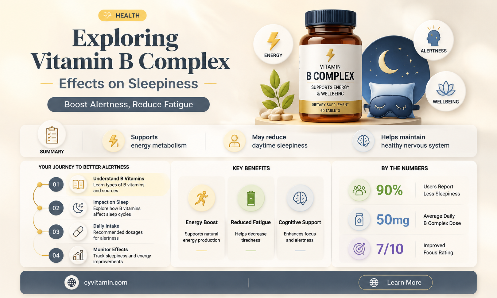 does vitamin b complex make you sleepy