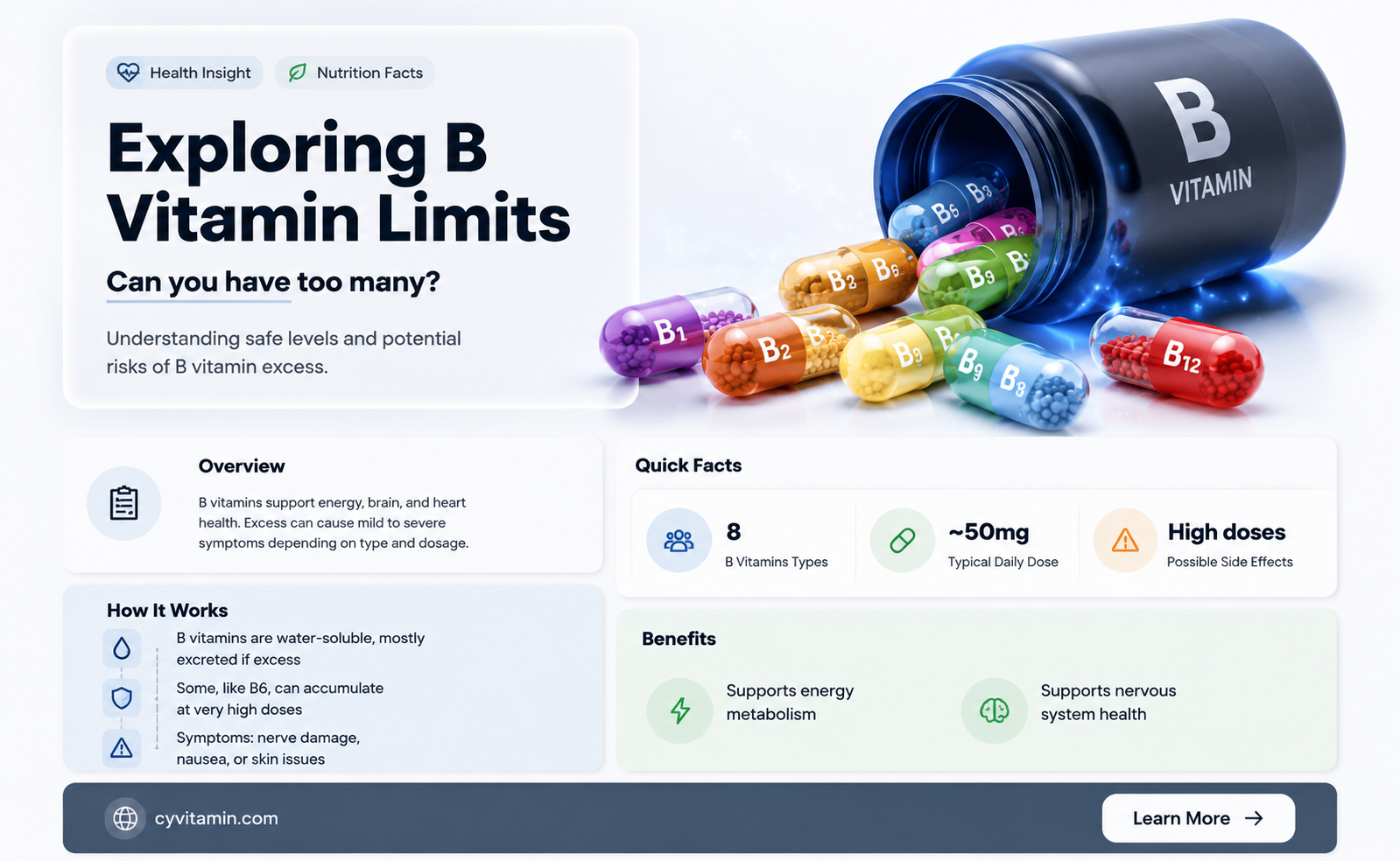 can you have too many b vitamins