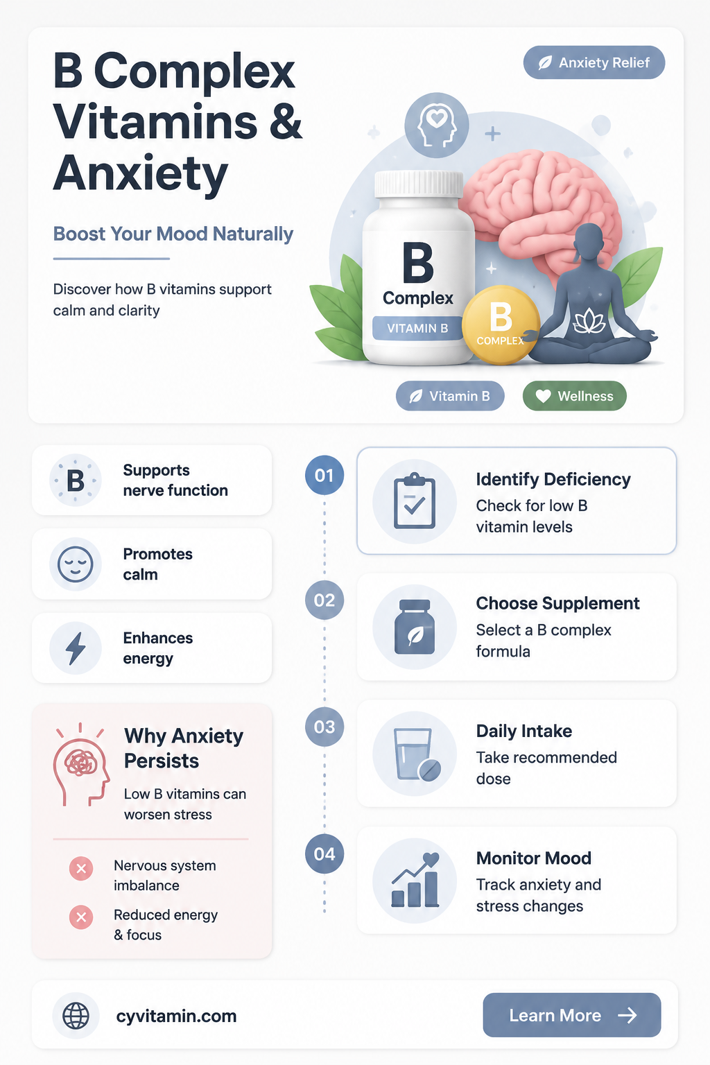 do b complex vitamins help with anxiety