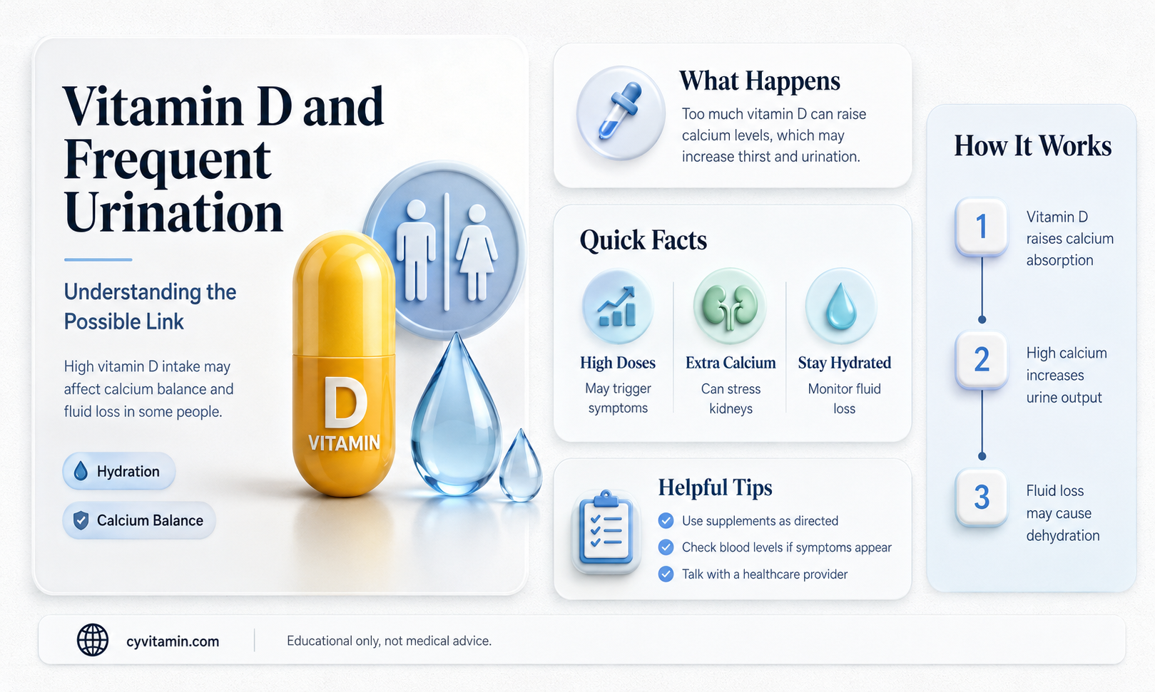 does vitamin d make you pee more