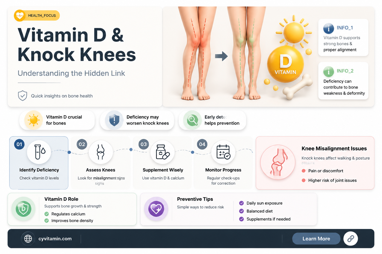 can vitamin d deficiency cause knock knees