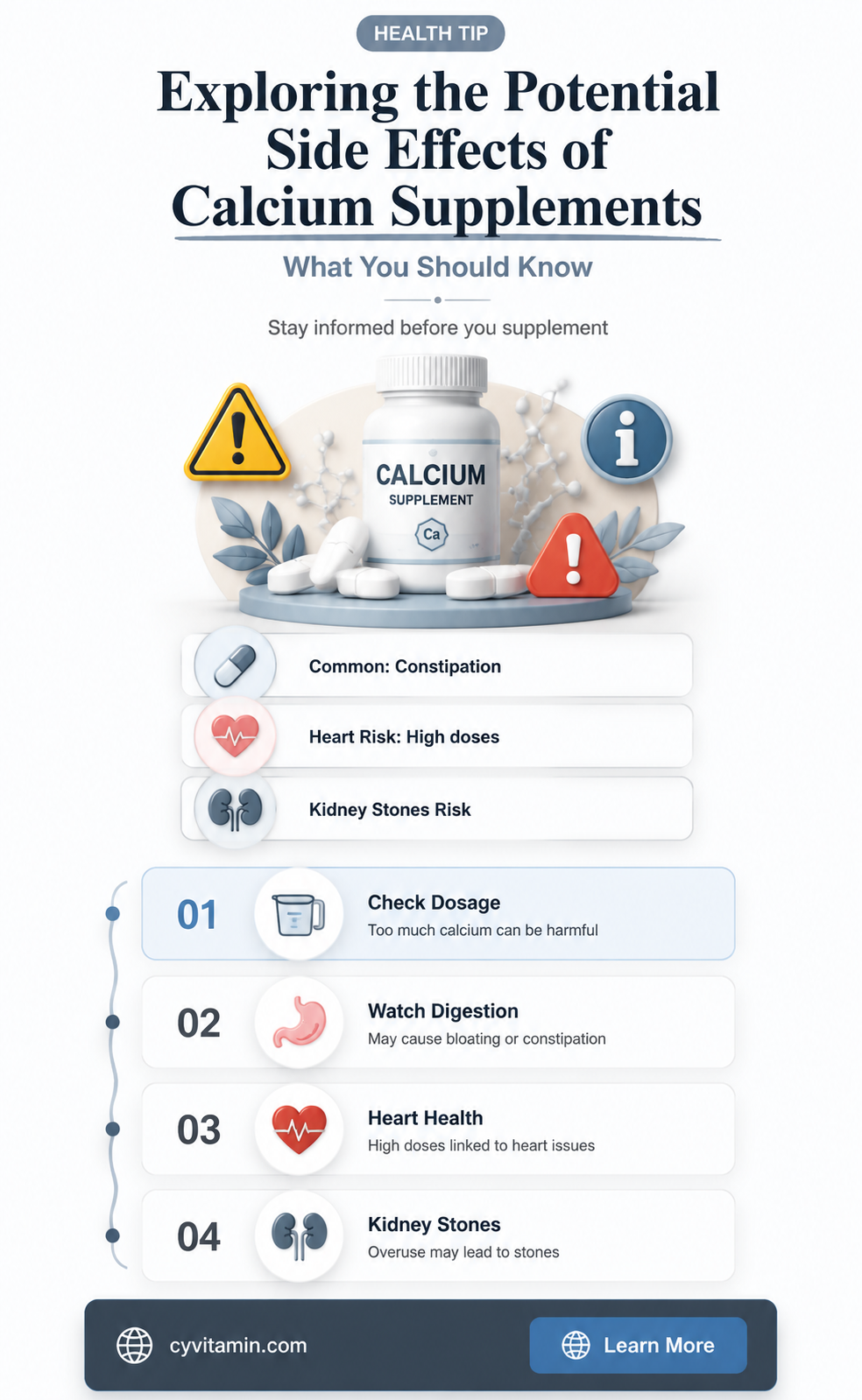 does calcium supplements have side effects