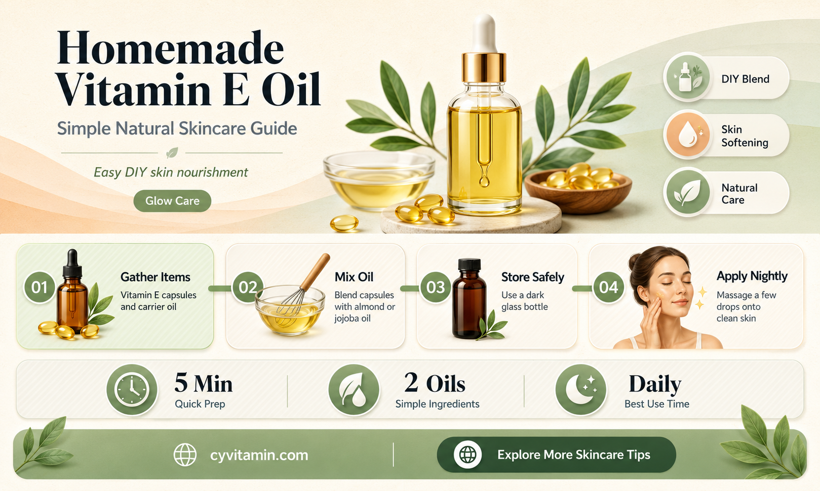 how do you make vitamin e oil